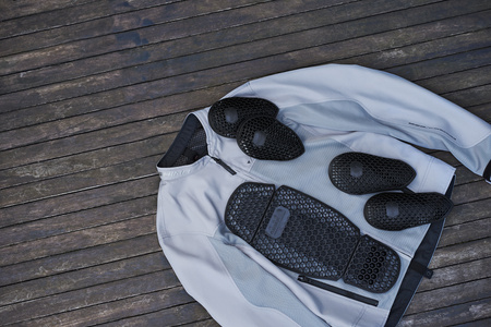 Kurtka motocyklowa tekstylna miejska Shima OPENAIR szary