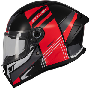 Kask motocyklowy MT STINGER 2 TRON BLACK/GREY/RED