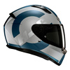 Kask motocyklowy integralny HJC C10 Tez niebieski/srebrny