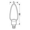 LAMPA Arrow, kierunkowskazy - 21W – Czarne