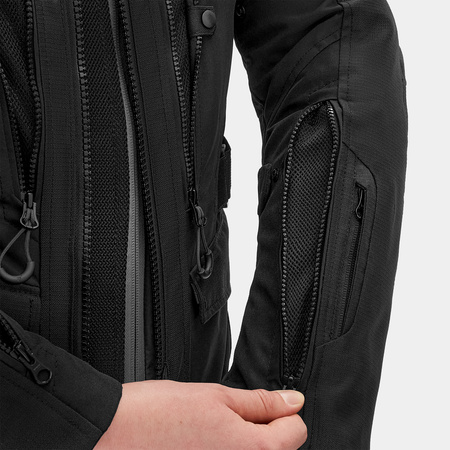 Kurtka motocyklowa SHIMA DUNE BLACK czarny