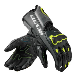 Rękawice motocyklowe sportowe REVIT QUANTUM 3 GREY/NEON YELLOW szary żółty fluo