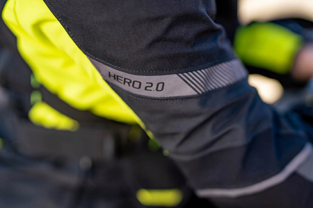 Damska kurtka motocyklowa tekstylna Shima HERO 2.0 fluo