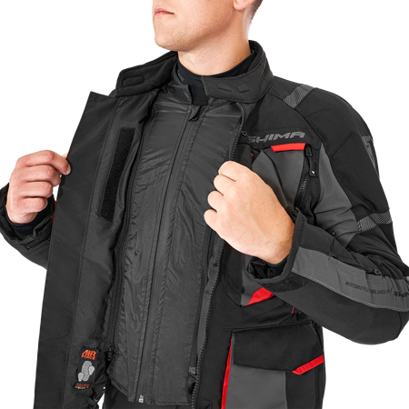 Kurtka motocyklowa tekstylna Shima HERO 2.0 czerwony