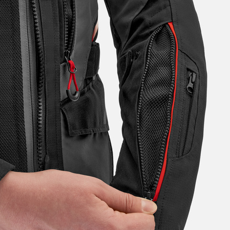 Kurtka motocyklowa SHIMA DUNE RED czarny szary czerwony