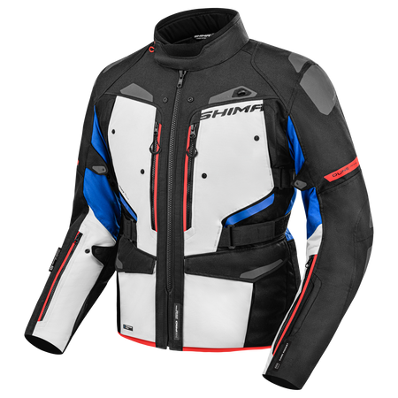 Kurtka motocyklowa SHIMA DUNE BLUE czarny szary niebieski