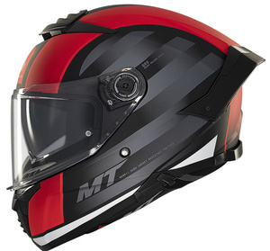 Kask motocyklowy MT THUNDER 4 SV THREADS MATT RED czerwony czarny
