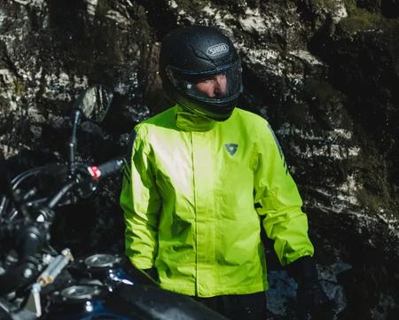 Kurtka przeciwdeszczowa motocyklowa odblaskowa REV'IT! Cyclone 4 H2O unisex