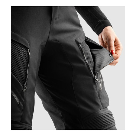 Spodnie tekstylne damskie REBELHORN HARDY 3.0 LADY LONG BLACK czarny