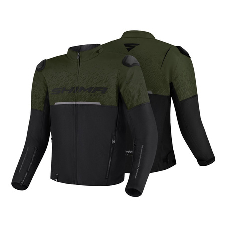 Kurtka motocyklowa tekstylna miejska Shima DRIFT khaki