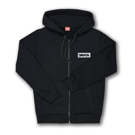 DAVCA bluza z suwakiem odblaskowe logo