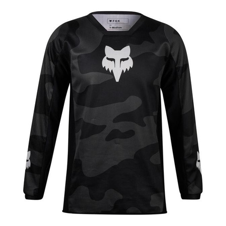 Dziecięca bluza koszulka motocyklowa rowerowa cross mtb FOX 180 Bnkr czarny Camo Junior