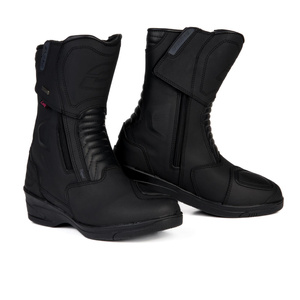 Damskie buty motocyklowe na obcasie OZONE RAPID HIGH HEEL matowy czarne