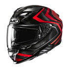 Kask motocyklowy integralny HJC F71 Carbon Nevio czarny/czerwony