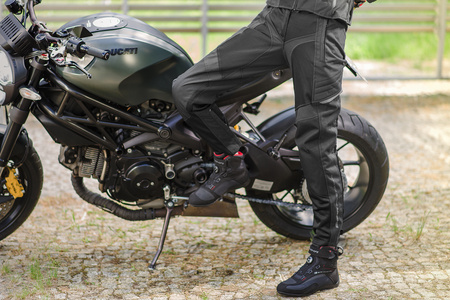 Damskie spodnie motocyklowe tekstylne Shima JET czarny