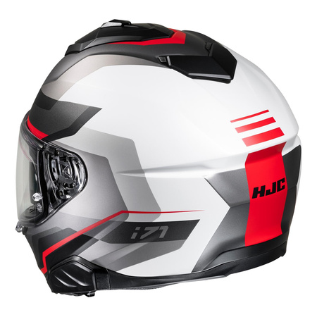 Kask motocyklowy integralny HJC I71 Nior szary/czerwony