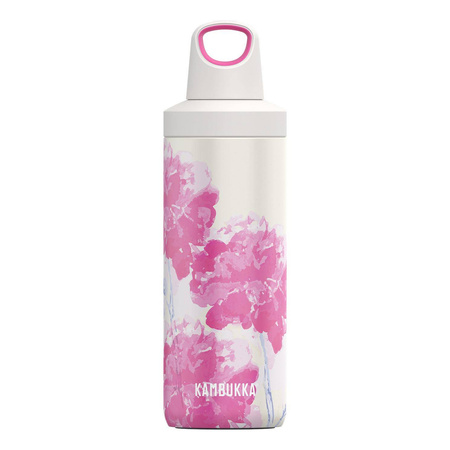 Butelka tritanowa termiczna KAMBUKKA RENO INSULATED Pink Blossom 500ml biały różowy