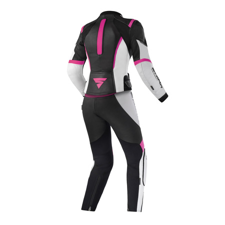 Kombinezon motocyklowy dwuczęściowy damski SHIMA MIURA 2.0 PINK czarny biały różowy