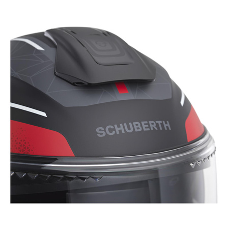 Kask motocyklowy SCHUBERTH J2 ECE SIGMA RED czarny czerwony