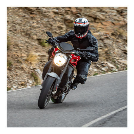 Spodnie skórzane motocyklowe Rebelhorn REBEL czarny