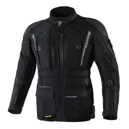 Kurtka motocyklowa tekstylna Rebelhorn PATROL czarny