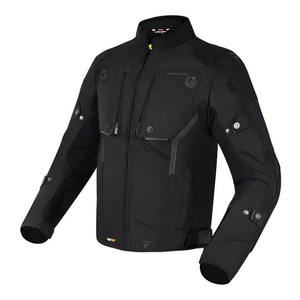 Kurtka motocyklowa tekstylna miejska Rebelhorn BORG czarny