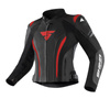 Kombinezon motocyklowy dwuczęściowy damski SHIMA MIURA 2.0 BLACK/RED czarny czerwony biały