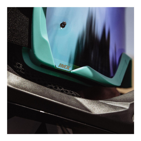 Gogle motocyklowe IMX Endurance Race - Szyba Iridium Green + Clear (2 szyby w zestawie)