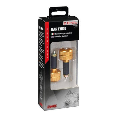 LAMPA Ciężarki do kierownicy 13/17 mm – złoty