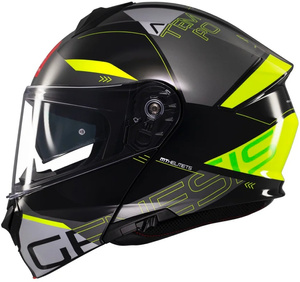 Kask motocyklowy MT GENESIS SV ATEMPO GREY/FLUO szary żółty fluo