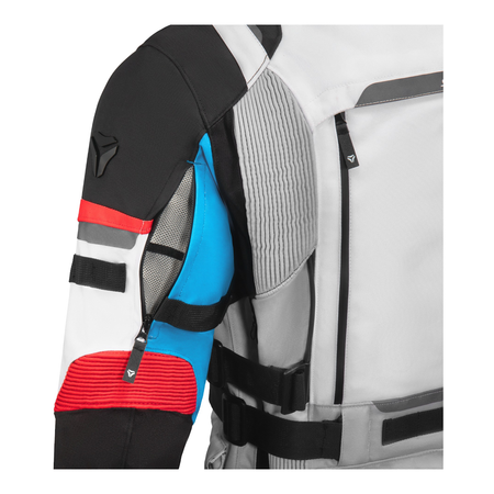 Kurtka motocyklowa damska SECA ARRAKIS III LADY GREY/BLUE/RED szary niebieski czerwony