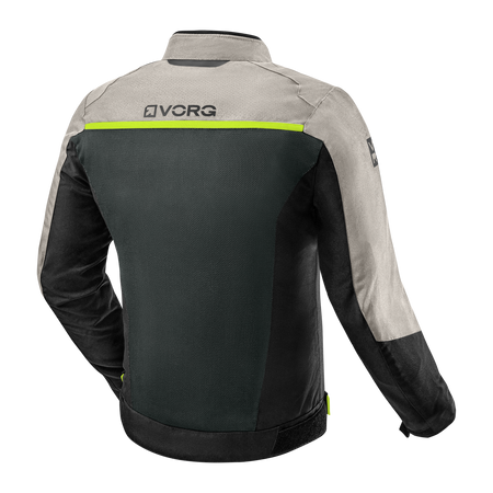 Kurtka motocyklowa VORG NANO GREY szary czarny żółty fluo