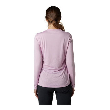Koszulka na rower damska FOX LADY RANGER Z DŁUGIM RĘKAWEM TRU DRI BLUSH różowy fioletowy