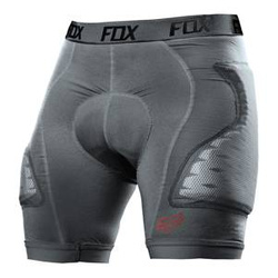 Spodenki z ochraniaczami rowerowe FOX Titan Race Short Charcoal