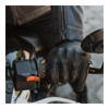 Damskie rękawice motocyklowe skórzane OZONE STICK CUSTOM II czarne