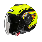 Kask motocyklowy otwarty HJC I40N Linia żółty/czarny