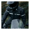 Kurtka przeciwdeszczowa odblaskowa motocyklowa Rebelhorn HORIZON czarny unisex