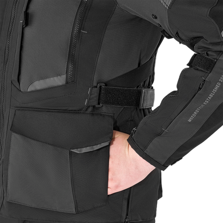 Kurtka motocyklowa tekstylna miejska Shima HERO 2.0 czarny