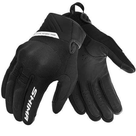Rękawice motocyklowe SHIMA SONIC BLACK/WHITE czarny biały