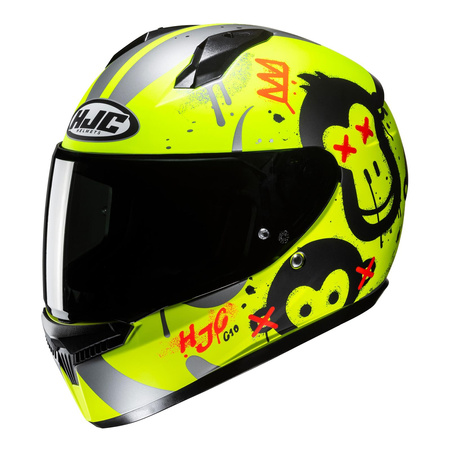 Kask motocyklowy integralny HJC C10 Geti zielony/czarny