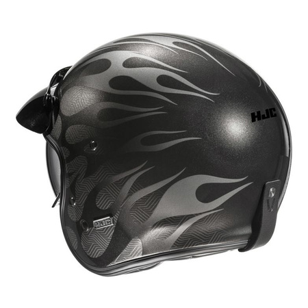 Kask motocyklowy otwarty HJC V31 FIRO BLACK czarny