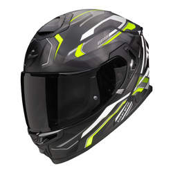 Kask motocyklowy SCORPION EXO-GT SP AIR AUGUSTA BLACK/GREY/NEON YELLOW czarny szary