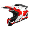 Kask cross AIROH TWIST 3 FANCY RED GLOSS czarny biały czerwony