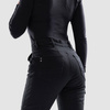 Spodnie jeans damskie OZONE JANE LADY JOGGER FIT BLACK czarny