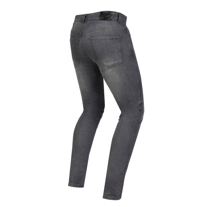 Jeansy motocyklowe OZONE STRIKER SLIM FIT sprany szary