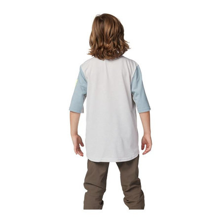 Koszulka na rower dziecięca FOX JUNIOR RANGER AVIATION GUNMETAL szary