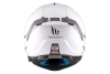 Kask motocyklowy MT ATOM 2 SV SOLID GLOSS PEARL WHITE biały