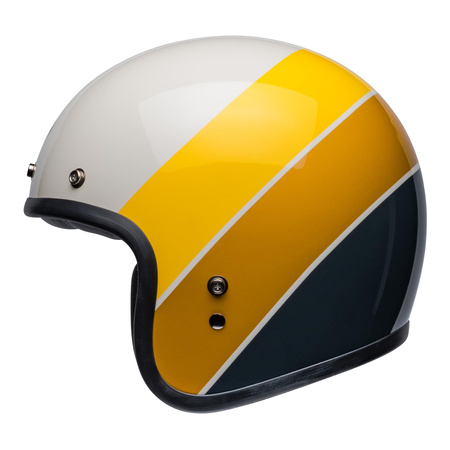 Kask motocyklowy BELL CUSTOM 500 RIF SAND/YELLOW biały żółty złoty czarny