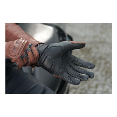 Rękawice motocyklowe miejskie Shima CALIBER brązowy