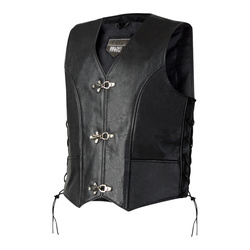 Kamizelka skórzana motocyklowa OZONE RINO czarna